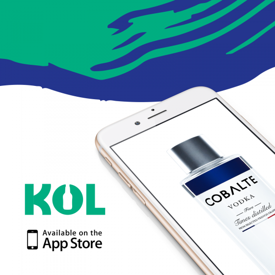 Cobalte disponible sur l’application de livraison d’alcool KOL